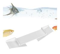 Tunnel d'aquarium | Tube d'habitat pour poissons et crevettes | Grand habitat dôme avec trou triangulaire incurvé pour terrarium souterrain pour écrevisses, loches, cichlidés, reptiles, animaux de