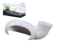 Tunnel d'aquarium - Tunnel pour aquarium, cave unique pour aquarium, décoration d'aquarium, accessoires Shrimp Tank, Fish Cave, Corner Fish Tank Décorations, Fish Tank Toys Ornament