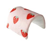 Tunnel de Cachette pour Hamster, Jouet D’Exercice, Rose en Tissu | Hamsters et Souris, Motif Adorable, Coin de Jeu Décoratif, Résistant aux Morsures Coups