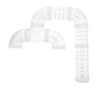 Tunnel de Cage Externe pour Hamster, Kit DIY en Plastique Blanc, 1 Set