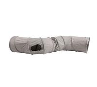 Tunnel de Chat, Pliage interactif plissé Grand Espace Chaton, Chaton Chats Petits Animaux de Compagnie matériaux en Daim 52.0x9.8in
