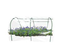 Tunnel de croissance pour plantes - Cadre de protection coupe-vent - Outil de jardinage - Adorable design robuste - Serre, parterre de fleurs, verger, pelouse, jardin - Support pour plantes et aide à