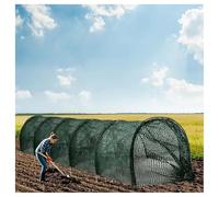 Tunnel De Culture De Jardin, 300 X 45 X 45 Cm Tunnel De Plantation en Maille Agricole, Protection De Plantation De Jardin, Herbes, Légumes, Fleurs, Serre De Jardin (2PCS,Green)