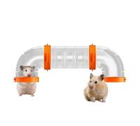 Tunnel de hamster - Exercice de tuyau pour petits animaux | Tunnels et tubes de hamster | Ensemble d'exercice de tuyau d'animaux | Kits de tube de hamster Tunnel Adventure Pipe Connection Track
