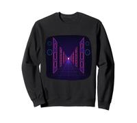 Tunnel de Haut-Parleur Son synthwave Sweatshirt