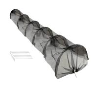 Tunnel De Jardin en Filet, 300x45x45cm Serre Tunnel De Jardin, Tunnels Plantation pour Potager, Serre Agricole, Couverture Culture Légumes, Protection des Contre Le Gel, Serre Ventilée