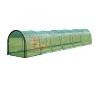 Tunnel de jardin pliable pour poules avec | Poulailler pour pelouse, ferme, balcon, terrasse, cour et