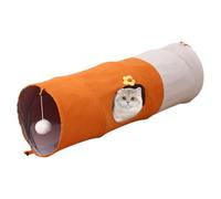 Tunnel De Jeu Chat Pliable - Tube À Rayures Résistantes, Tunnel Activités Animaux De Compagnie Intérieur, Jouet Enrichissement Formation | Stimulation Mentale Équipement Exercice,