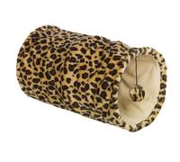Tunnel de jeu en peluche pour chat Nobby Pet Marron 25x50 cm