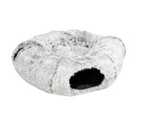 Tunnel de jeu et lit donut Duvoplus Snug Gris 80x80x25 cm