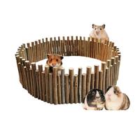 Tunnel de jeu gerbille - Cachette en bois lourd pour hamster - 180 g - Accessoire pour animaux de compagnie - Tube d'exploration naturel - Enrichissement - Jouet pour gerbille, hamster, souris