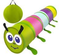 Tunnel de jeu KRUZZEL Pup-Up multicolore pour tout-petits Motif mille-pattes 46 x 165 cm