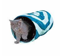 Tunnel de jeu, ø 25 x 50 cm, pour chat, coloris gris.