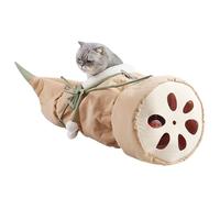 Tunnel de jeu pour animaux de compagnie - Jouet pliable en tube froissé - Centre d'activités interactif et pliable pour chat - Cachette avec balles Jingle Balls - Enrichissement pour chats d'intérieur