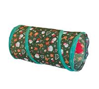 Tunnel de jeu pour chat Nobby Pet Xmas Vert Ø 25x47 cm