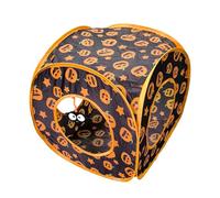 Tunnel de jeu pour chat - Tunnel interactif pour chat domestique - Tunnel d'activité pour chat - Pliable - Pour jouer et se reposer - Jouet Kiitty Hideaway - Durable - Tunnel amusant