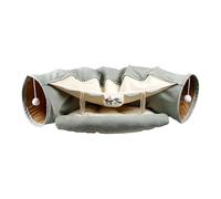 Tunnel de jeu pour chat | Tunnel pour chat | Tunnel en peluche pour chats d'intérieur | Tunnel multifonction pour chat, idéal pour jouer, se reposer et dormir, tunnel lit doux et confortable pour une