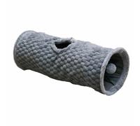 Tunnel de jeu pour chien Nobby Pet Diamond Gris Ø 27x90 cm