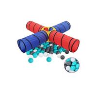 Vidaxl Tunnel De Jeu Pour Enfants Avec 250 Balles Multicolore
