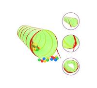 vidaXL Tunnel de jeu pour enfants 175 cm Polyester Vert