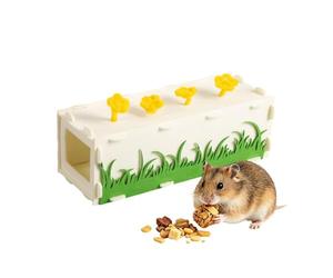 Tunnel de Jeu pour Petits Animaux de Compagnie - Tunnel Rectangulaire pour Petits Animaux de Compagnie | Tube pour Cages à Frettes, Hamsters Nains, Gerbilles, Hérissons, Chinchillas, Lapins et Furets