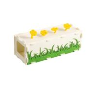 Tunnel de Jeu pour Petits Animaux de Compagnie - Tunnel Rectangulaire pour Petits Animaux | Tube Jouet pour Les Gerbilles - Pour Hamster Nain, Gerbil, Hérisson, Chinchilla, Lapin, Fret et Cochon