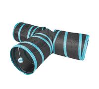 Tunnel de jeu snake pour rongeurs Duvoplus Bleu 122x25x25 cm
