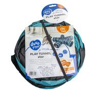 Tunnel de jeu star pour rongeurs Duvoplus Bleu 100x80x25 cm
