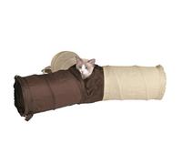 Tunnel de jeu 4 ouvertures pour chat ø 22 x 50 cm - - TR-4305
