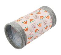 Tunnel de Lapin, 9,8x18,5 Pouces de Tunnel de Lapin avec de Gros Trous, Tunnel de cobaye guyée Pliable, Jouant/endormi/Tunnel de Compagnie au Repos pour Lapins Nains, Lapin, cobayes, Chat, Chien
