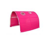 Homestyle4u Tunnel pour Enfant Lit Design, Bois, Bois Dense, Red, 100 x 90 x 70 cm