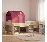 Tunnel de lit pour lit mezzanine d'enfants 2 pc Polyester Accessoire vidaXL vida