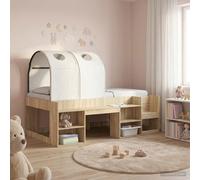 Tunnel de lit pour lit mezzanine d'enfants 2 pc Polyester Accessoire vidaXL vida