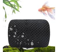 Tunnel de poisson Betta | Tunnel d'aquarium de 7,5 cm | Lieu de couchage en polypropylène noir pour poissons d'ornement | Cachette sûre comme décoration d'aquarium pour Betta, Guppys & Co pour nager