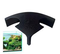 Tunnel de poisson, caché pour aquarium, deux entrées cachées de manière stable - Réservoir multifonction - Ornements thématiques pour lézards avec nid de crabe