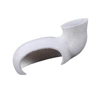 Tunnel de poisson en peau de crevettes - Cavité d'angle pour poissons d'aquarium, crevettes et crustacés | Caché et joue à la grotte comme décoration d'aquarium, accessoires pour nano aquarium, acuzzi