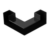 Tunnel de poisson pour aquarium, accessoires de poisson-poisson en plastique tunnel d'angle, tunnel décoratif décoratif sans installation pour poisson, crevettes et crabre cachette d'aquarium