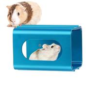 Tunnel de refroidissement pour hamsters, nid cachette en métal, abri de refroidissement instantané, maison pour animaux peu encombrants, tunnel pour hamster avec évent pour nain, lapins et gerbille, 7