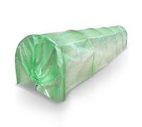 Tunnel de serre du jardin 300x65x45cm avec papier d'aluminium vert