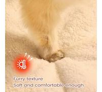 Tunnel De Sommeil en Forme De Caverne pour Chat - Lit Fermé pour Le Sommeil Et Les Câlins,Nid Doux pour Chat pour l'hiver - pour Maison De Campagne Appartement Salon Chambre Noël et Nouvel an