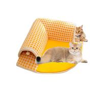 Tunnel de tapis pour chat - Tunnel polyvalent 2 en 1 pour chat avec grottes de sol | Tunnel pliable pour chat, tapis antidérapant pour chat, cachette et jouet de jeu pour l'intérieur et l'extérieur