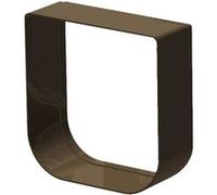 Ferplast Extension pour chatière SWING 1 pour petits chiens et chats – 15,5 x 5 x h 16 cm – Marron