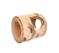 Tunnel en bois pour hamster - Tunnel en bois pour hamster, tunnel en tronc d'arbre pour cachette de hamster pour syriens nains, Utilicy Petits animaux Utilisez ce tronc d'arbre pour construire une