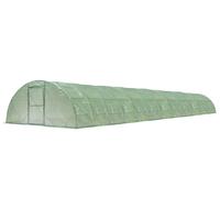 Tunnel en film vert 5x12m avec porte Garden Point