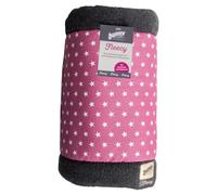Tunnel En Fleece Bunny Nature Rose Pour Cobayes, Lapins, 31x24x16cm