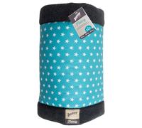 Tunnel En Fleece Bunny Nature Turquoise Pour Lapins Et Cobayes 31x24x16 Cm