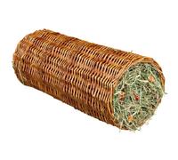 Trixie Tunnel en osier avec foin Ø 15 × 33 cm pour rongeur