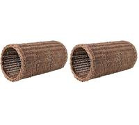 Tunnel en Osier pour Hamsters, ø 10 × 25 cm, (Lot de 2)