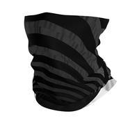 Tunnel en Spirale Noir Et Blanc Homme Femme Bandana Coupe-Vent Tour De Cou Douce Cache Cou pour Course À Pied Cyclisme Été Sport