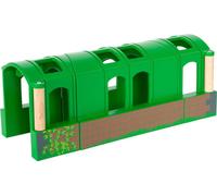 Tunnel flexible BRIO 63370900 Ensemble de tunnels (3 pièces) - Marron, Vert